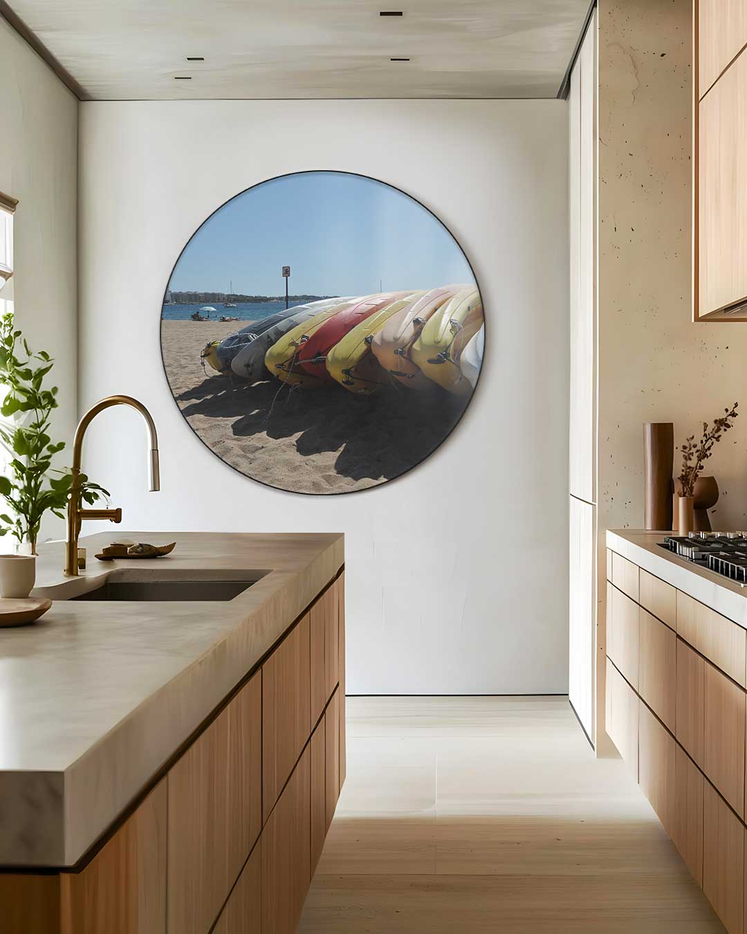 Hoe maak je een statement met groot formaat kunst aan de muur