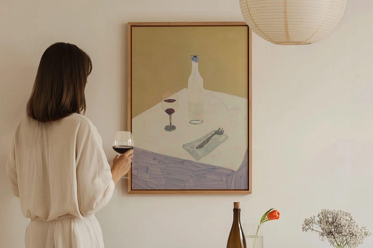 Vier de Vrijheid van Vorm met Abstracte Posters van WallArtistic