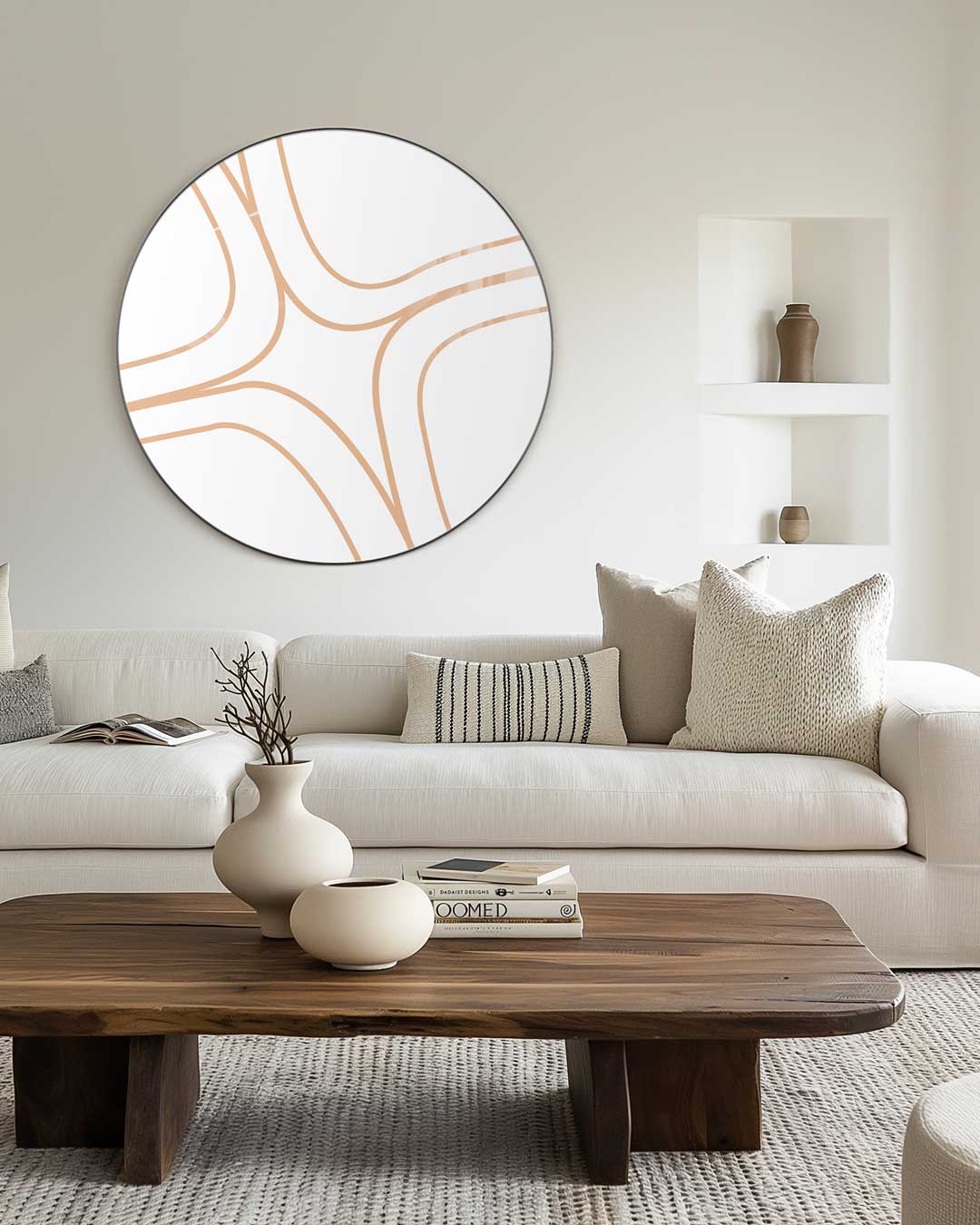 Elegante Abstracte Muurcirkel