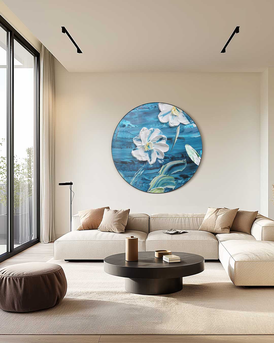 Bloemenpracht Muurcirkel-WallArtistic