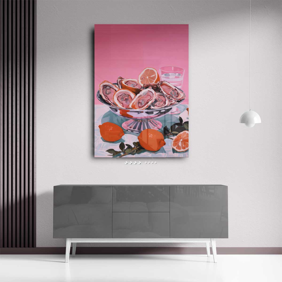 Kleurrijke Zeevruchtenverleiding Kunstwerk-canvas-dibond-plexiglas-wanddecoratie-WallArtistic