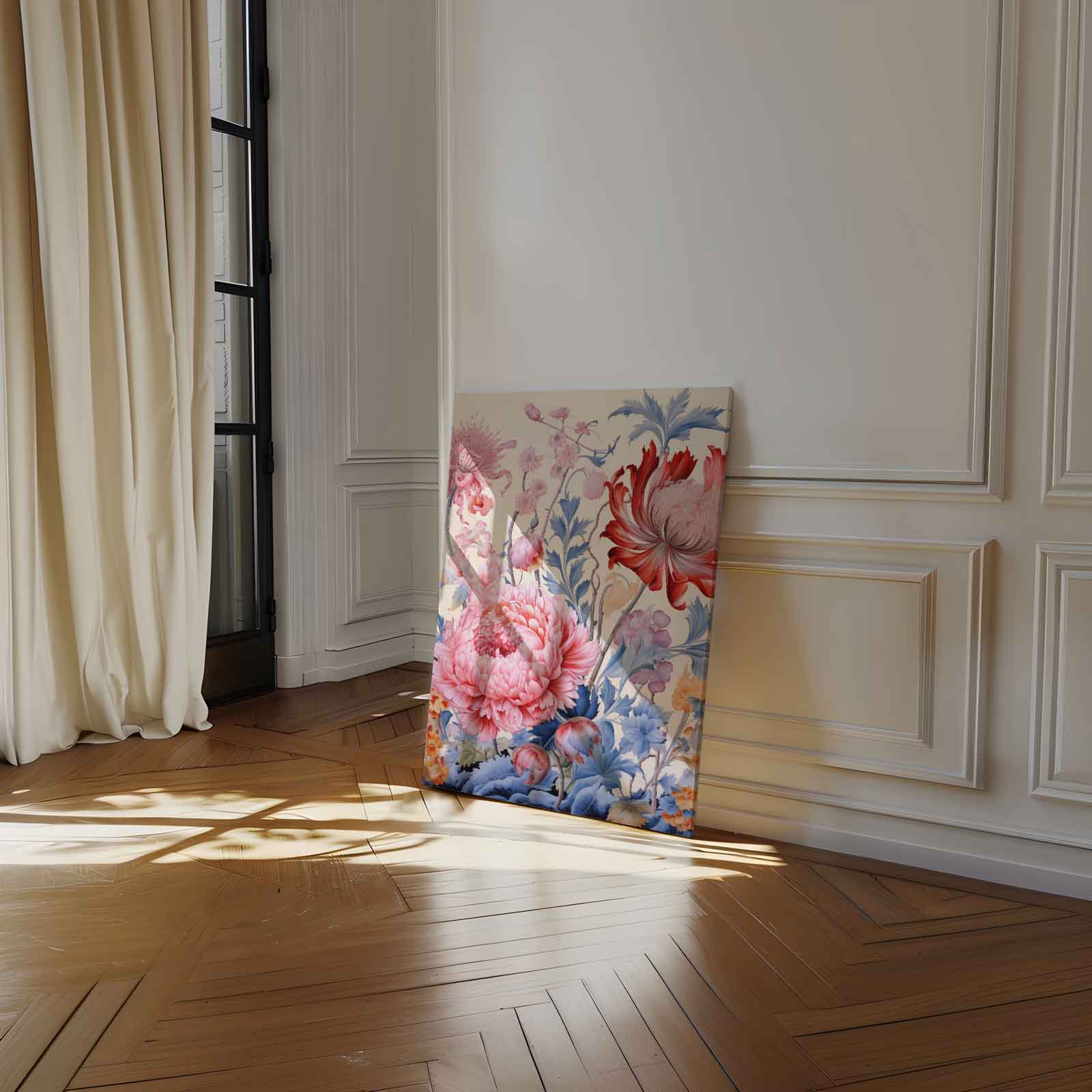 Bloemenexplosie in Volle Bloei Kunstwerk-canvas-dibond-plexiglas-wanddecoratie-WallArtistic