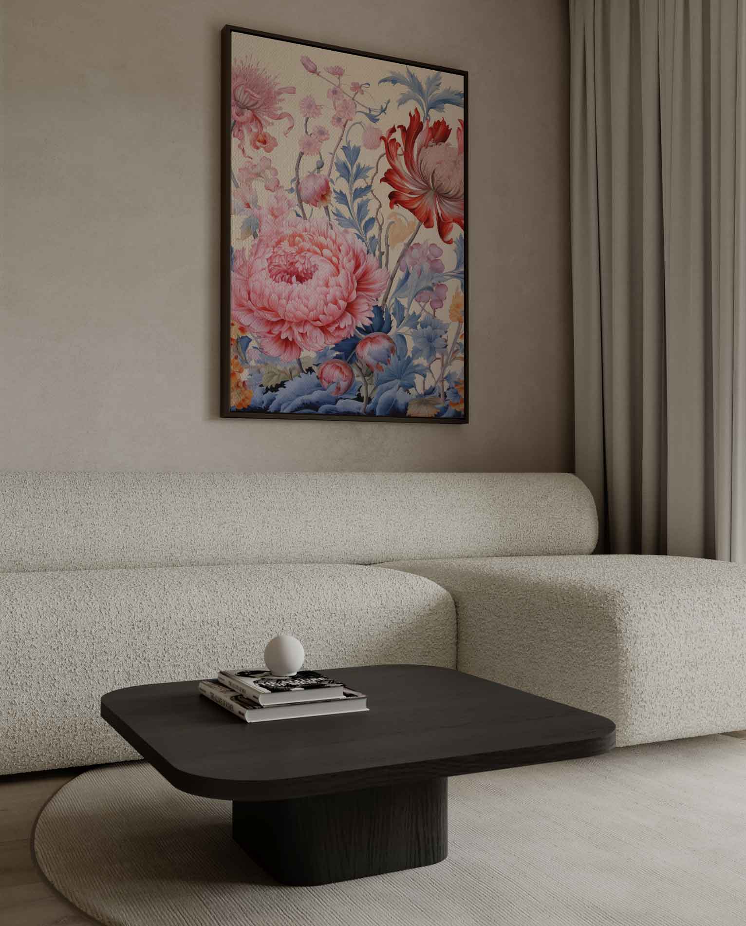 Bloemenexplosie in Volle Bloei Kunstwerk-canvas-dibond-plexiglas-wanddecoratie-WallArtistic