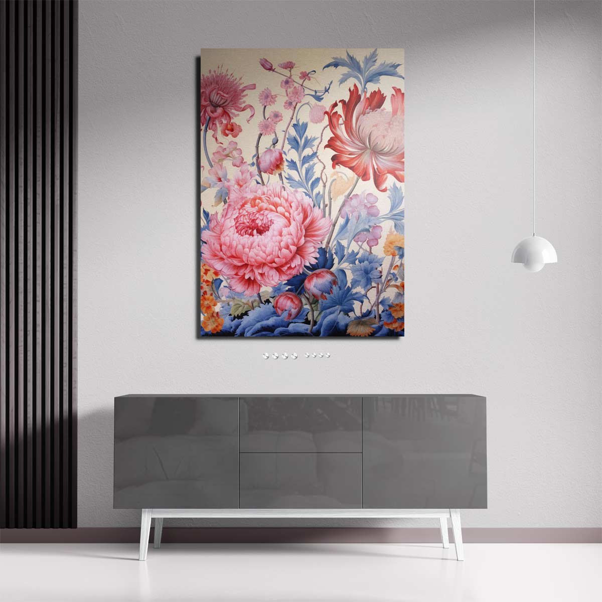 Bloemenexplosie in Volle Bloei Kunstwerk-canvas-dibond-plexiglas-wanddecoratie-WallArtistic