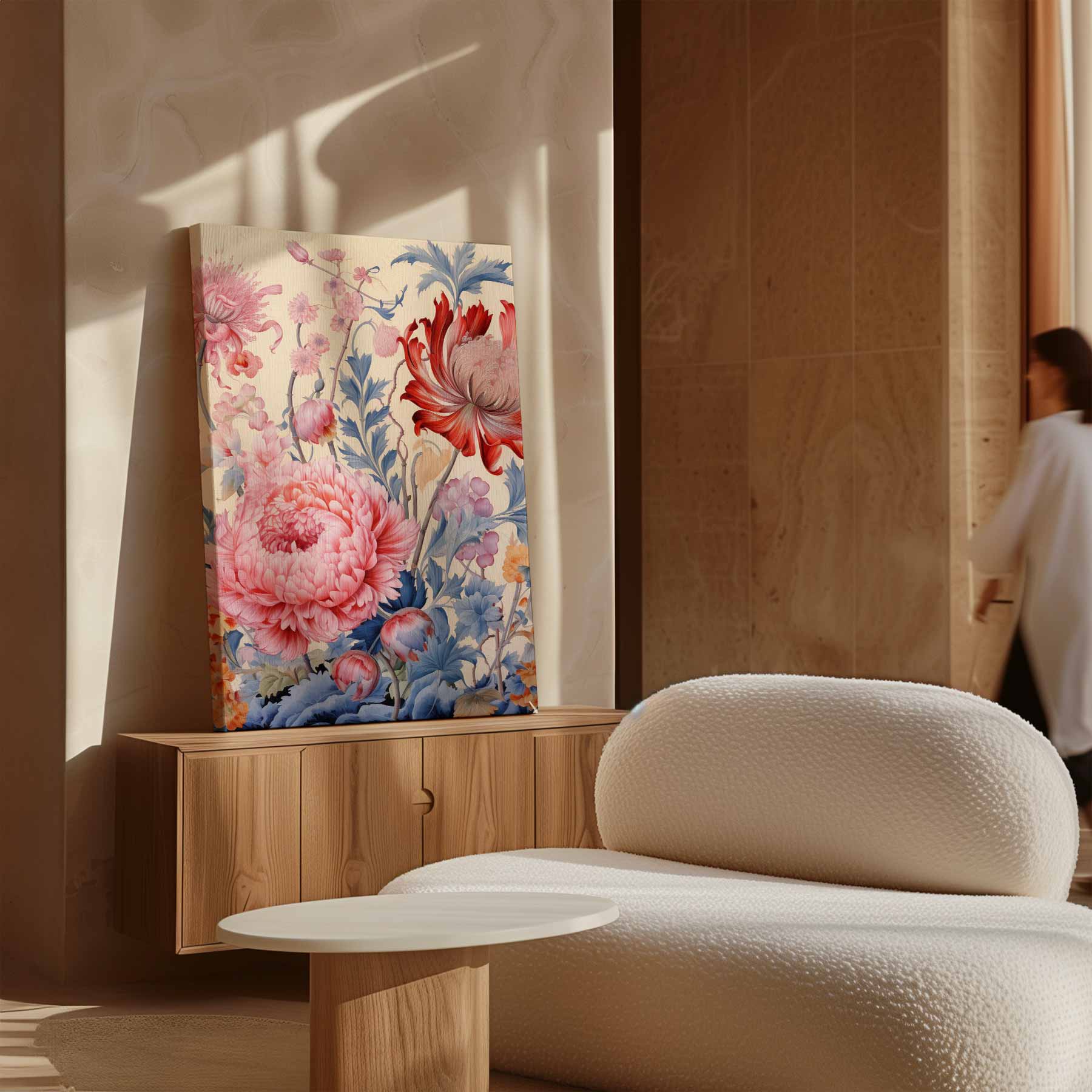 Bloemenexplosie in Volle Bloei Kunstwerk-canvas-dibond-plexiglas-wanddecoratie-WallArtistic