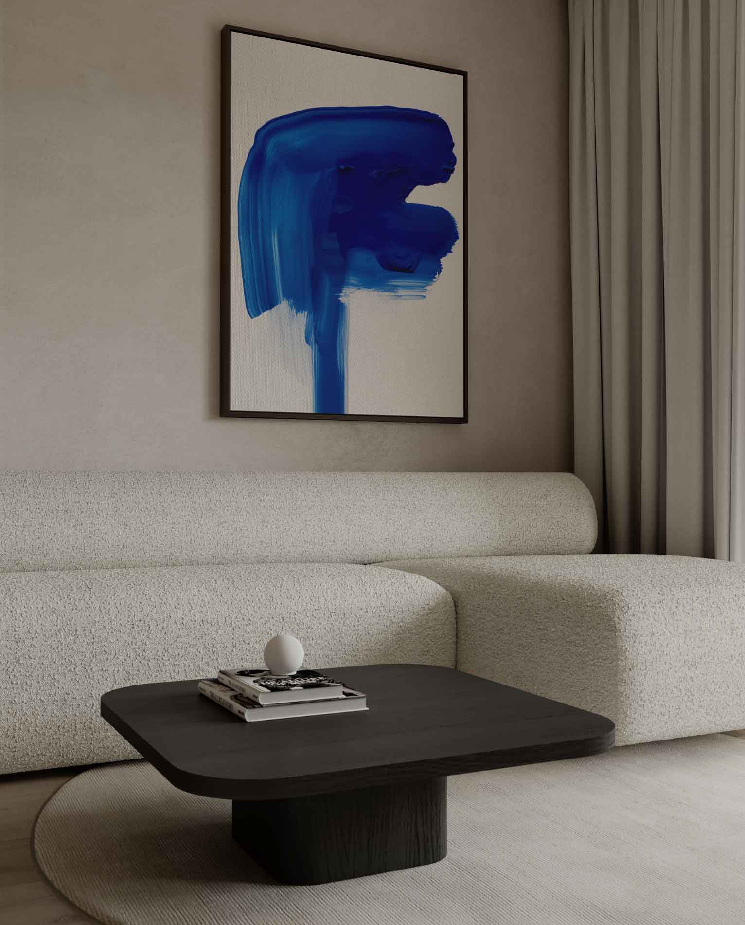 Blauwe Expeditie Kunstwerk-canvas-dibond-plexiglas-wanddecoratie-WallArtistic