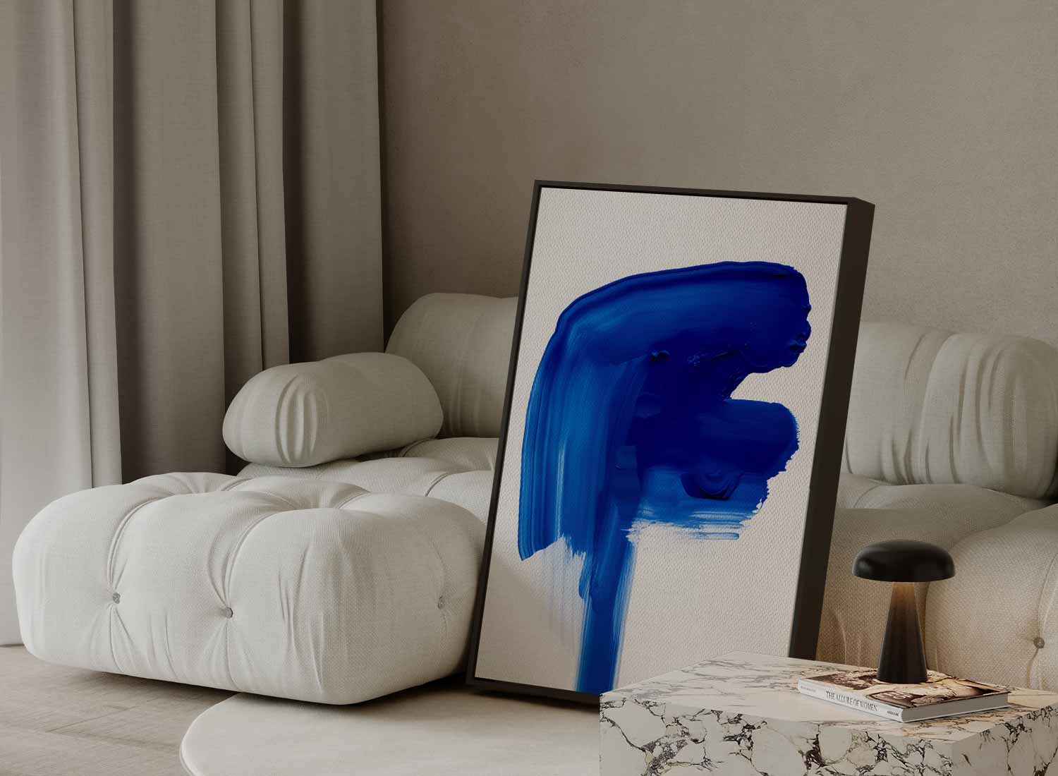 Blauwe Expeditie Kunstwerk-canvas-dibond-plexiglas-wanddecoratie-WallArtistic