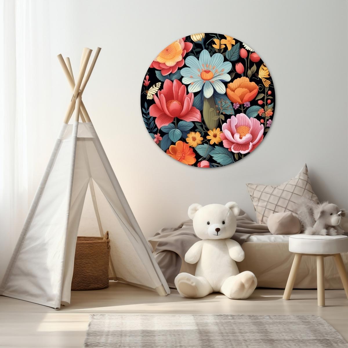 Bloemenfestival Muurcirkel-WallArtistic