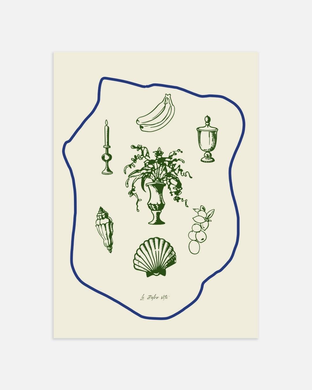 La Dolce Vita stilleven Poster