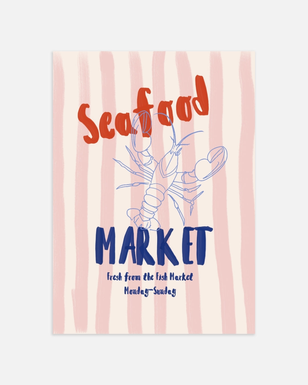 Seafood Market Poster