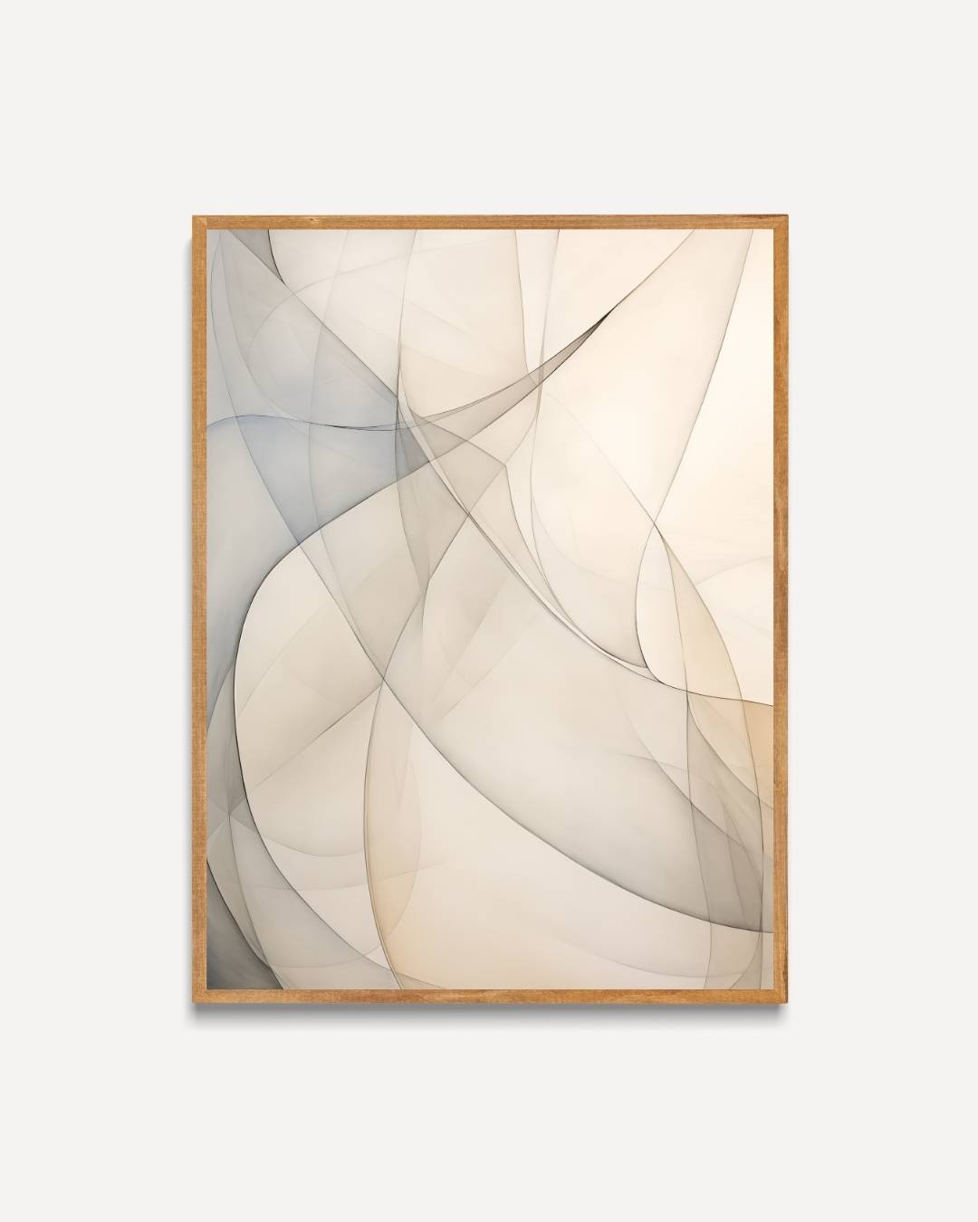 Vloeiende abstractie in pastel Poster