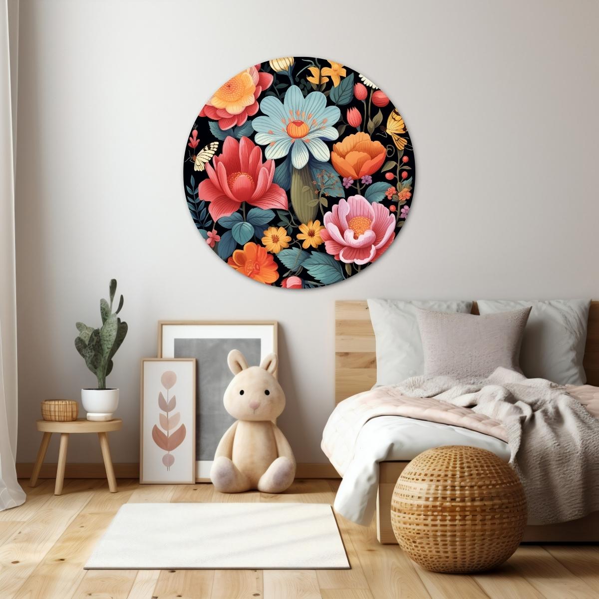 Bloemenfestival Muurcirkel-WallArtistic