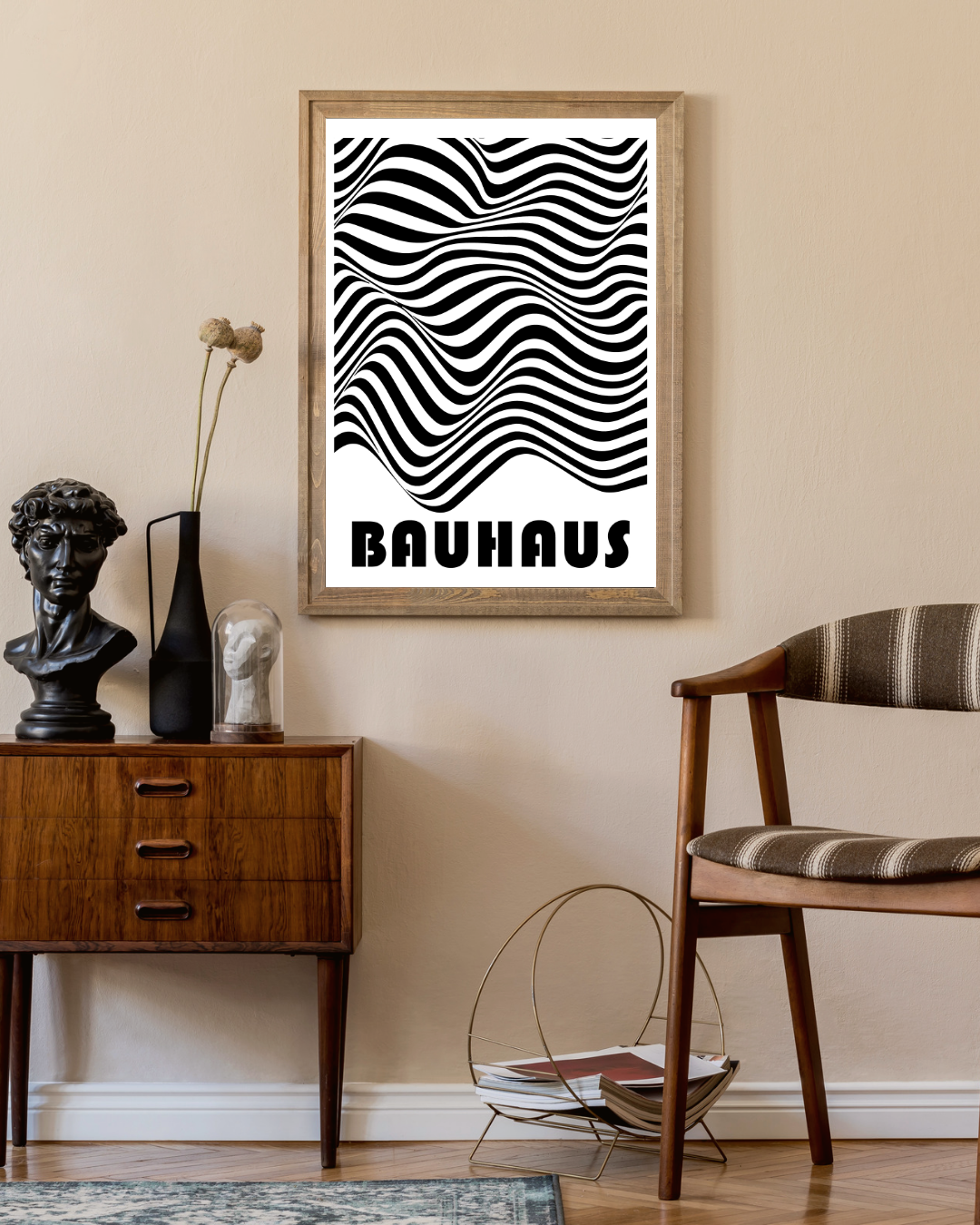 Bauhaus zebra Poster