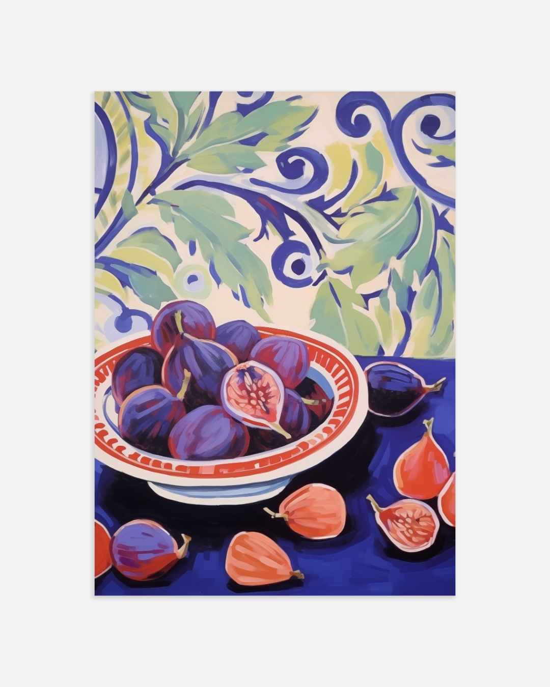 Fruitige Vijgen Illustratie Poster