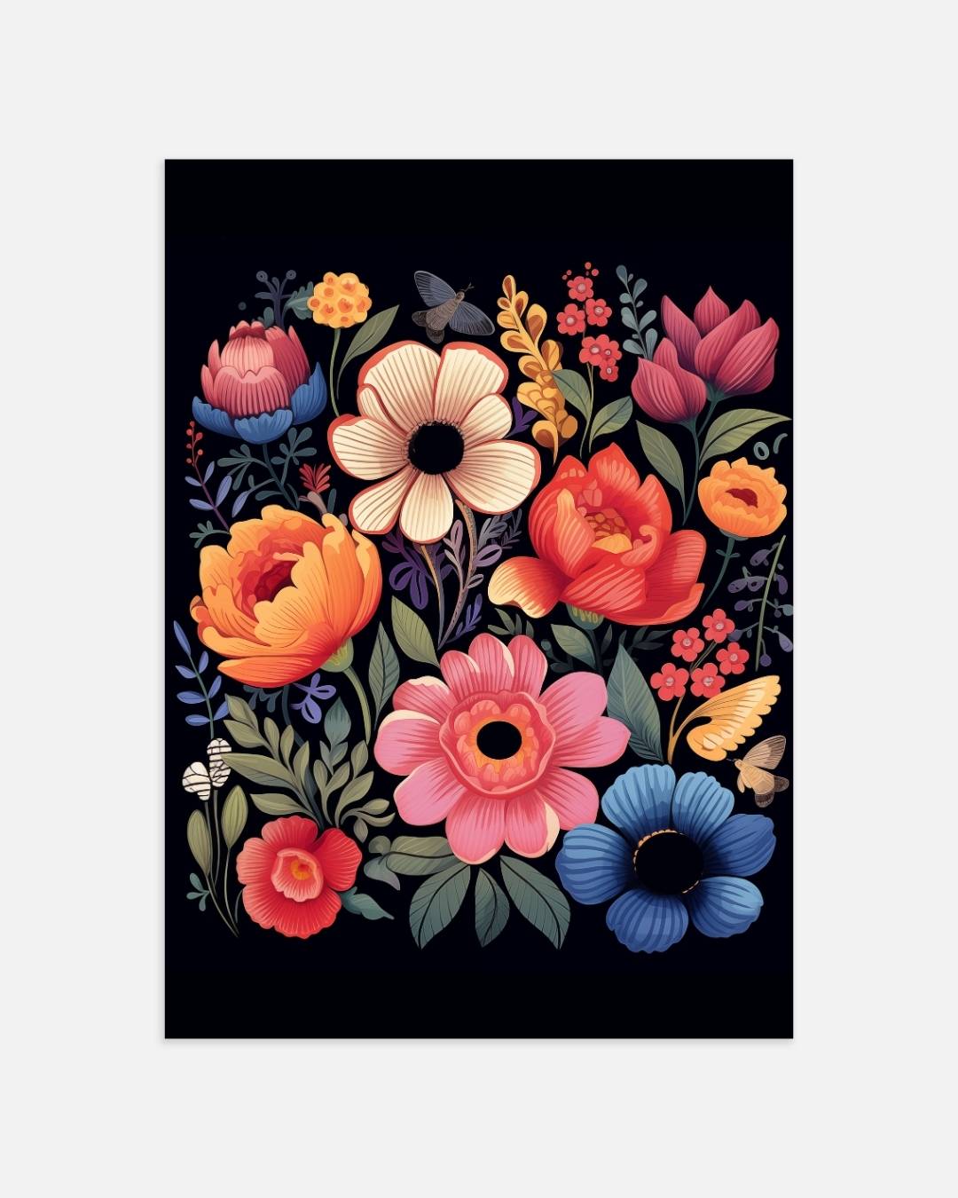 Bloemenpracht in volle bloei Poster