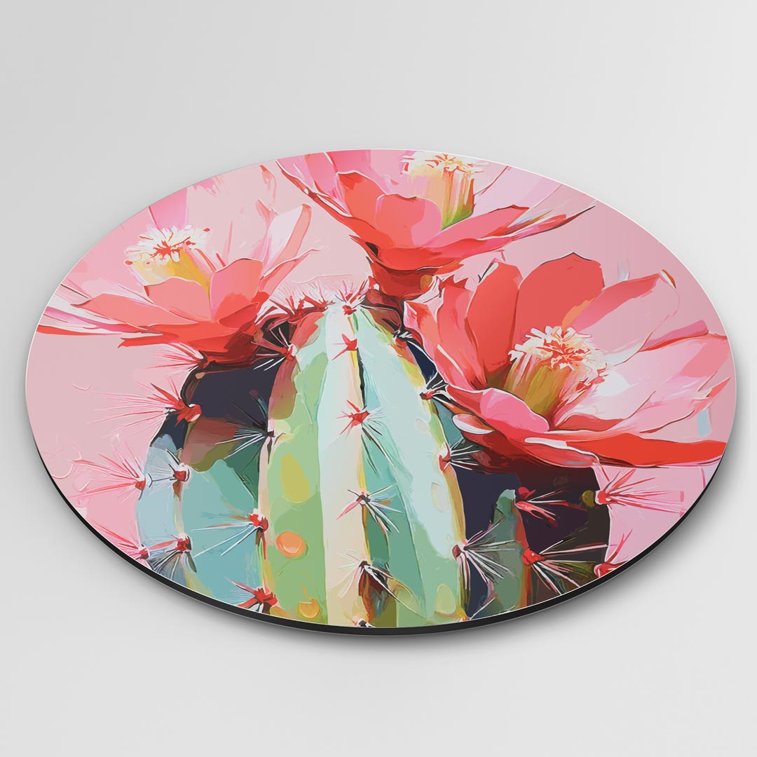 Cactus Bloemen Muurcirkel