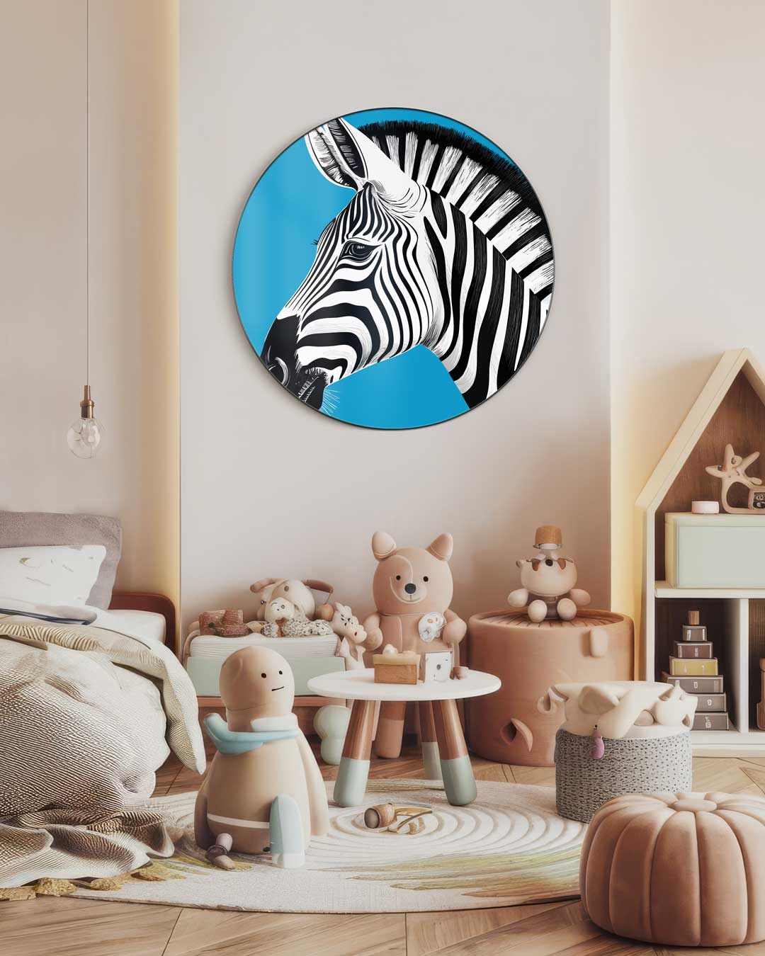 Zebra Muurcirkel