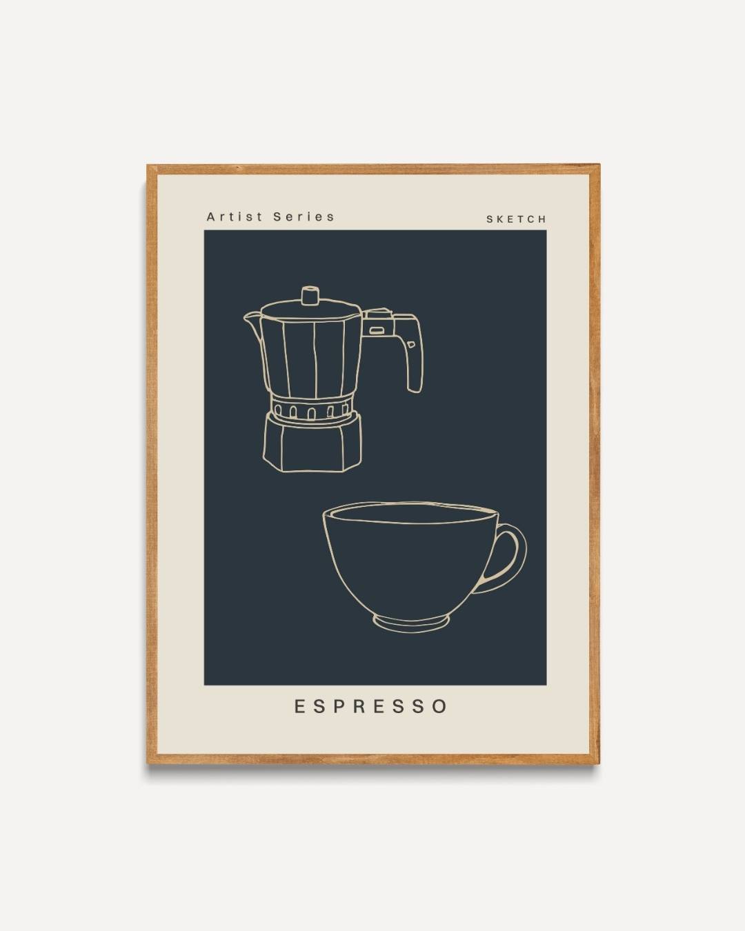 Espresso koffiezetapparaat Poster