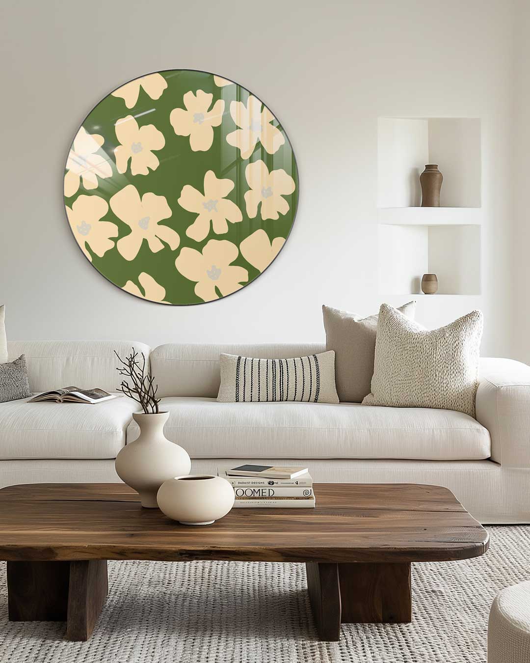 Bloeiende Bloemen Muurcirkel