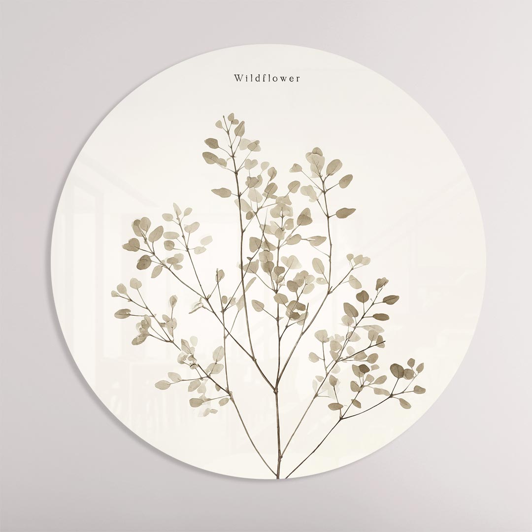 Elegante Botanische Muurcirkel