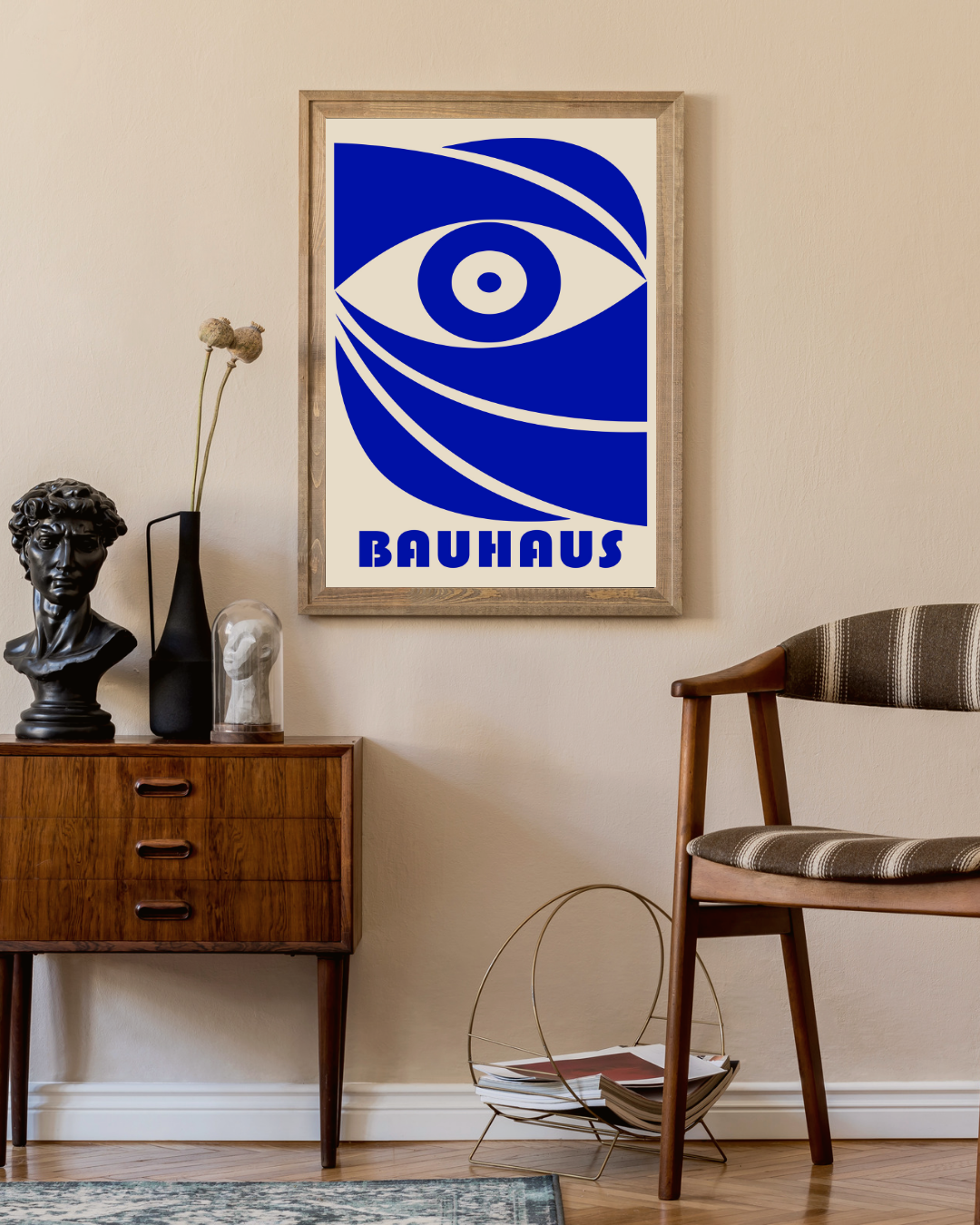 Bauhaus blue eye Poster
