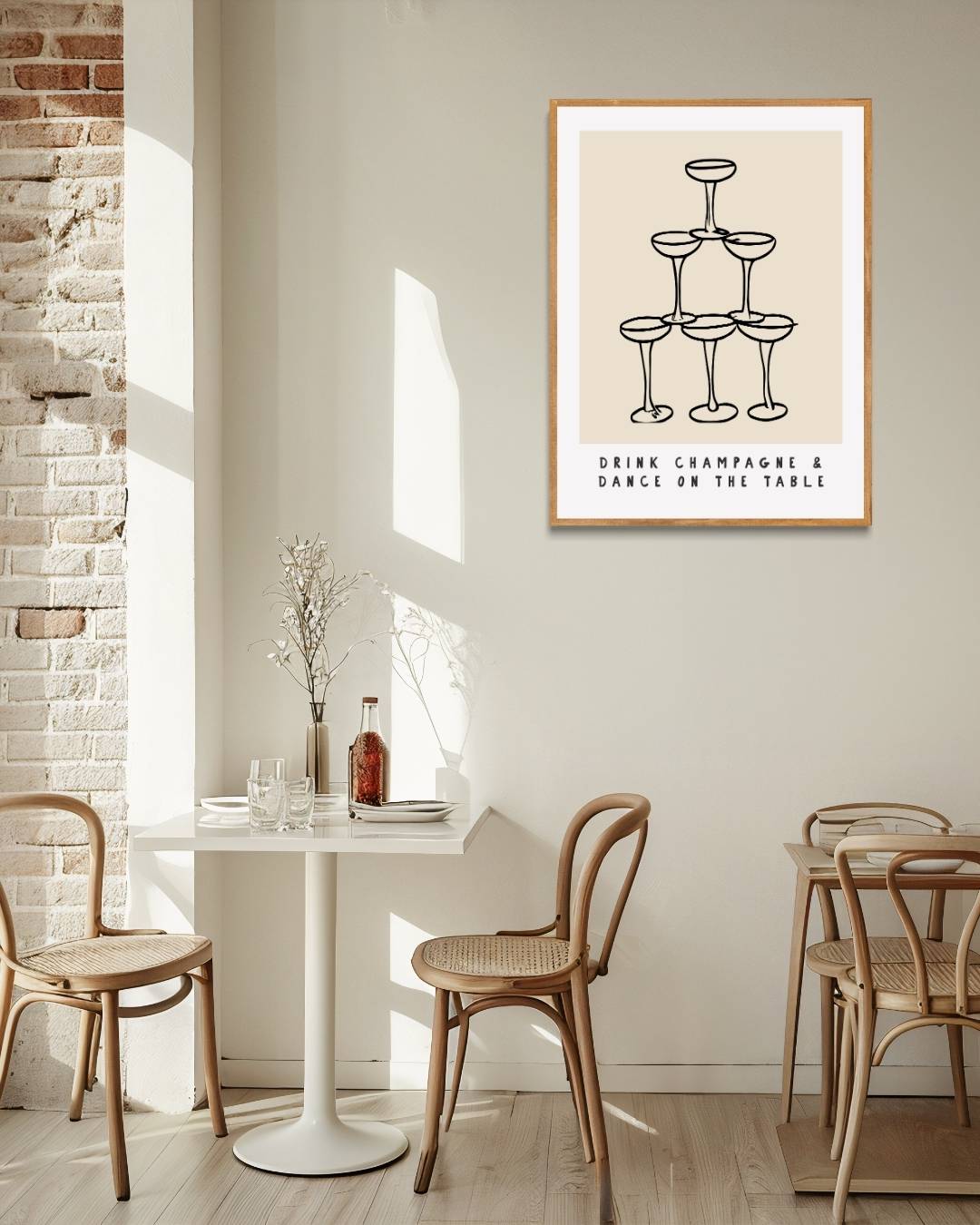 Drink Champagne & Dance Poster