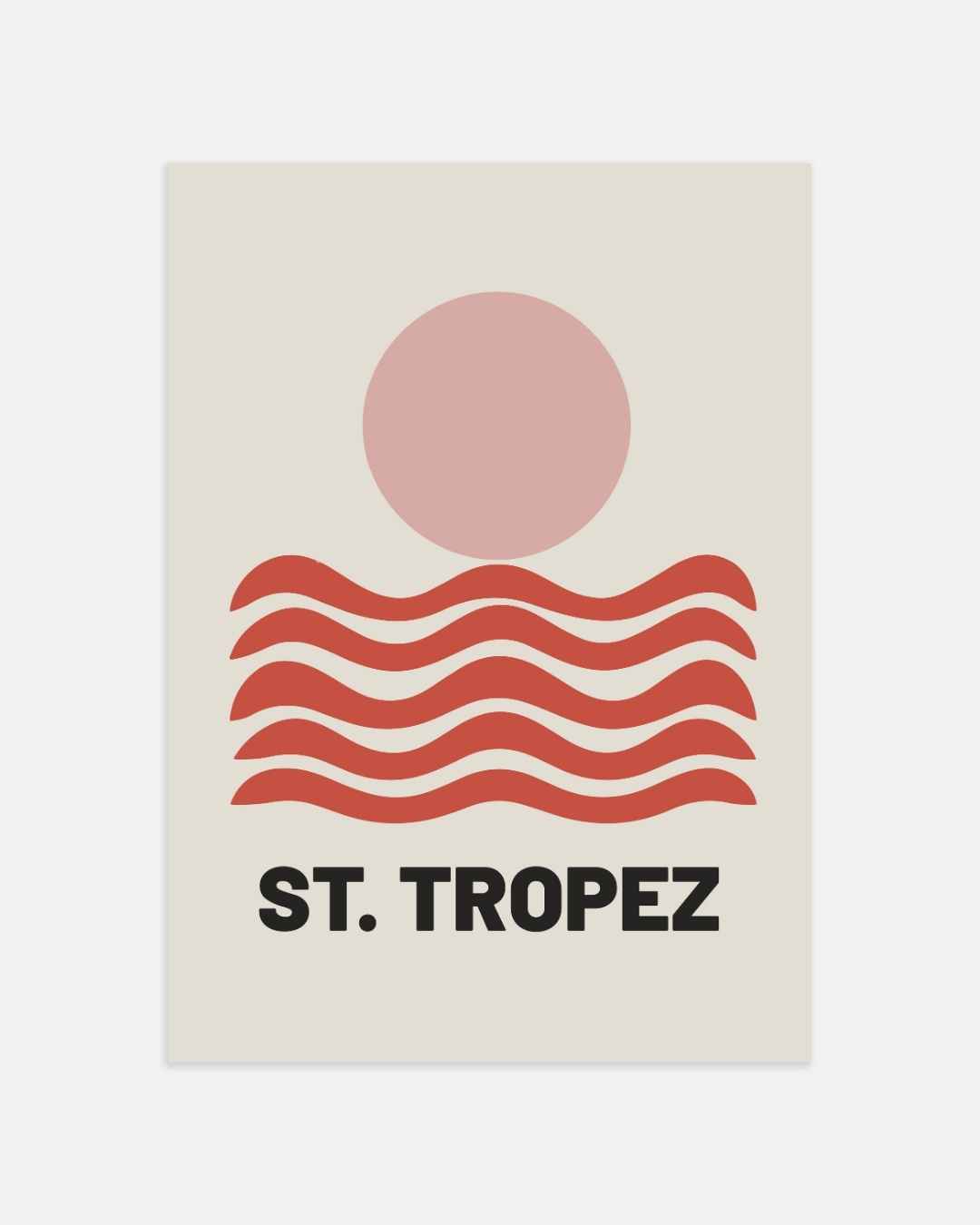 St. Tropez Sunset Poster