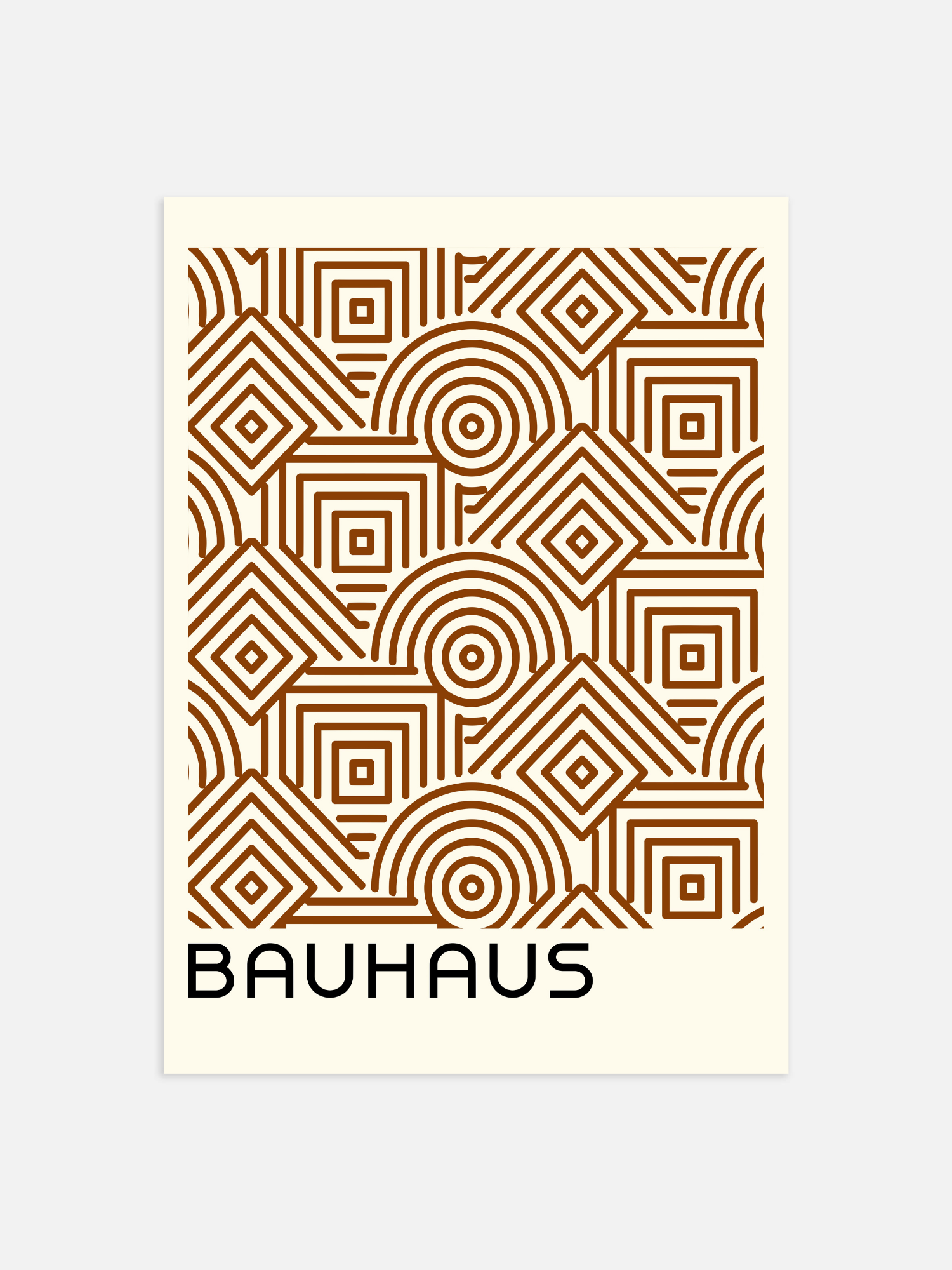 Bauhaus doolhof Poster