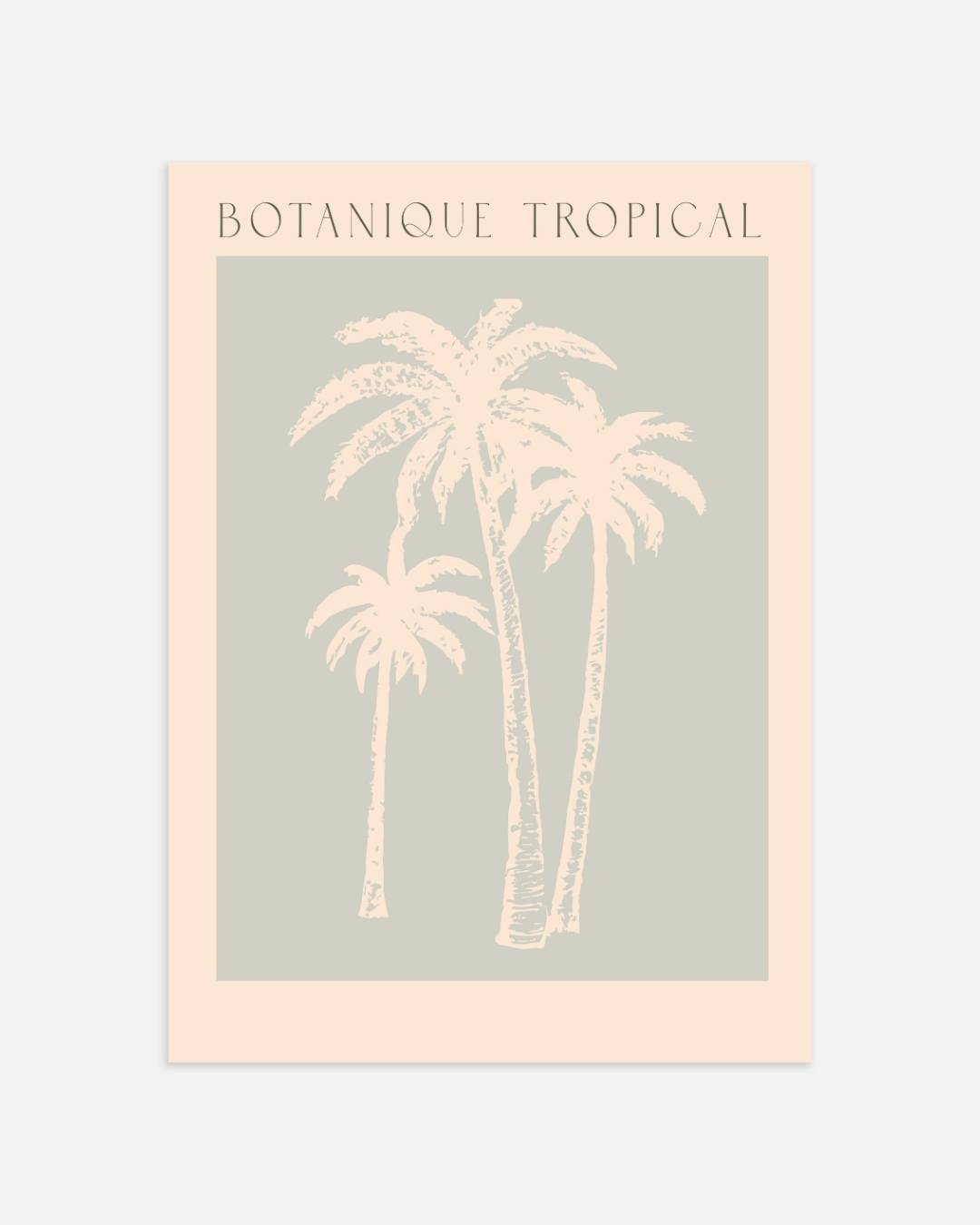 Vintage palmbomen Poster