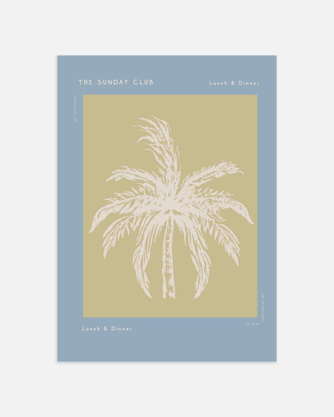 The Sunday Club palmboom Poster