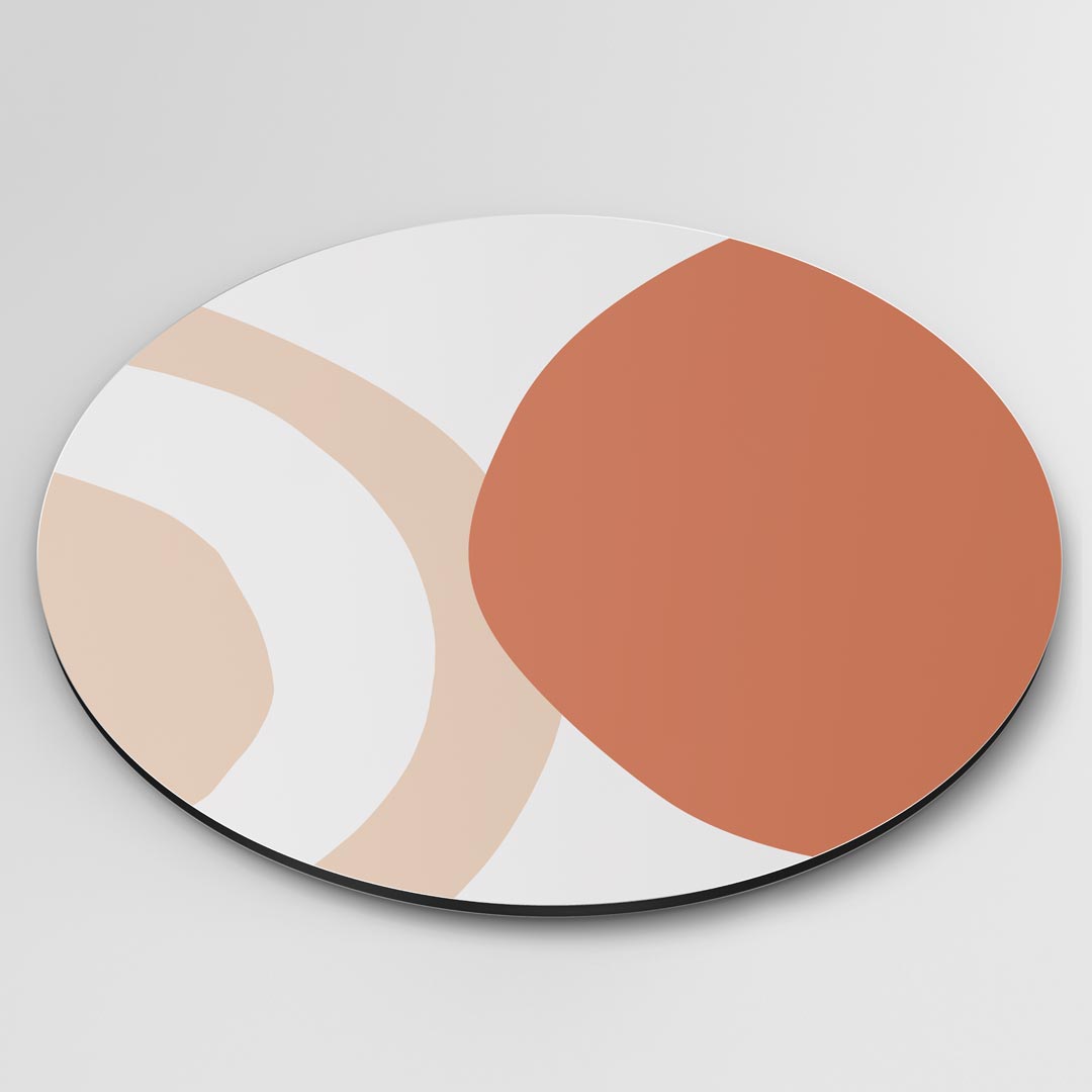 Warme Abstracte Muurcirkel