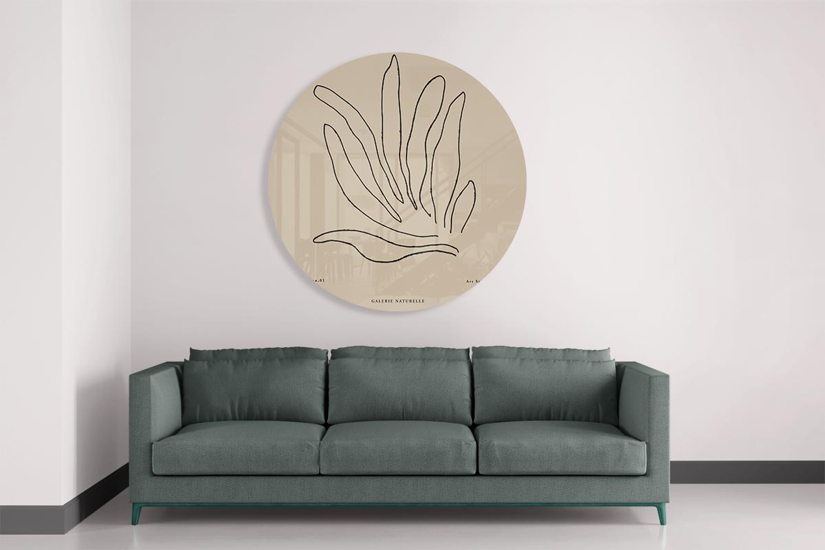 Natuurlijk Elegante Muurcirkel