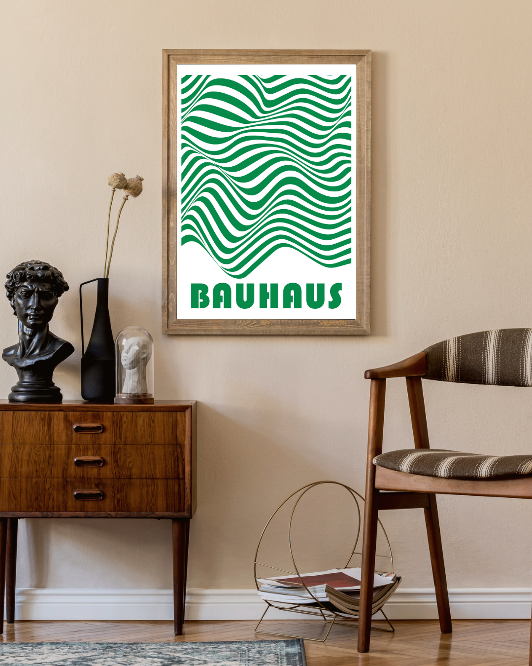 Bauhaus groen Poster