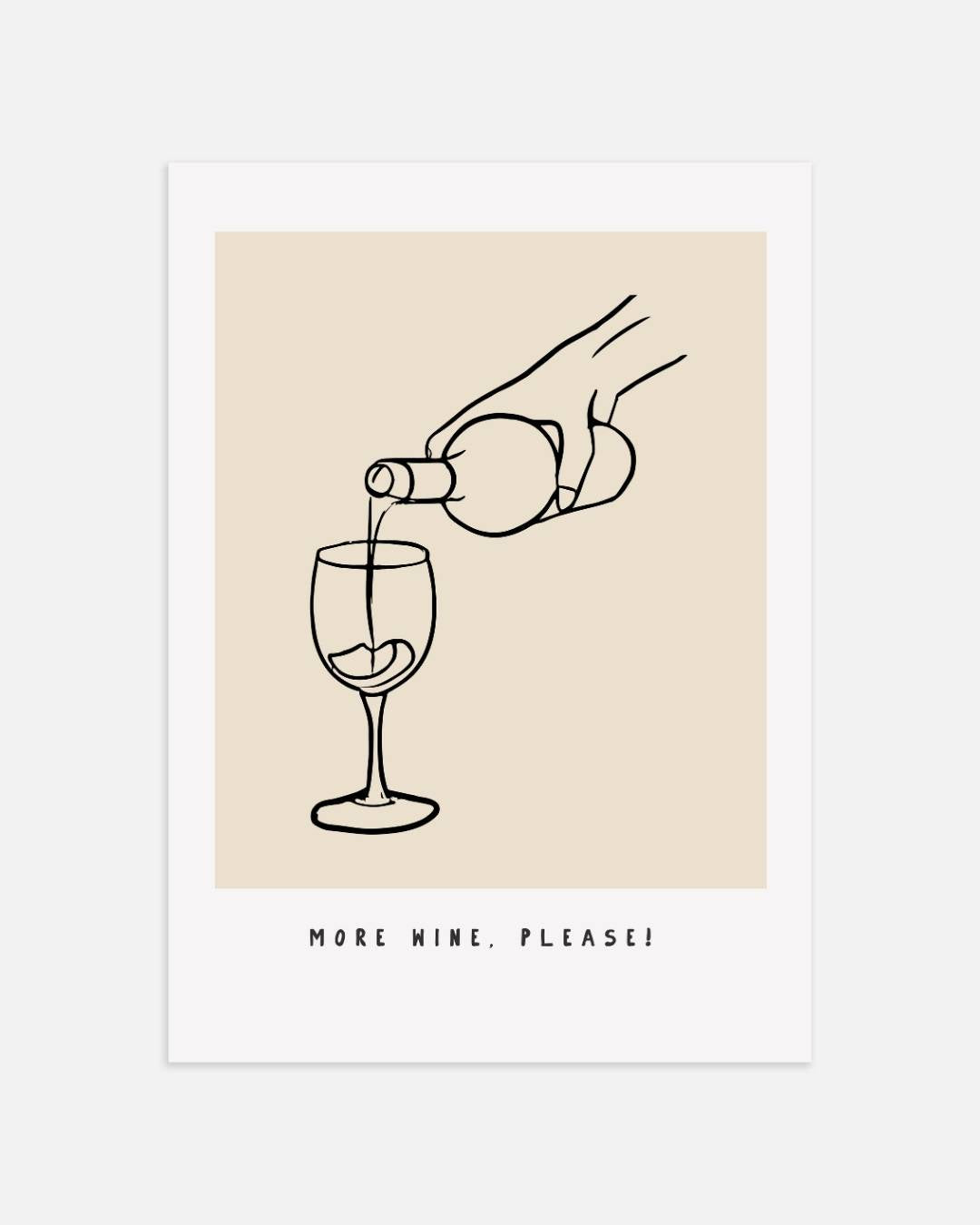 More wine pouring Poster
