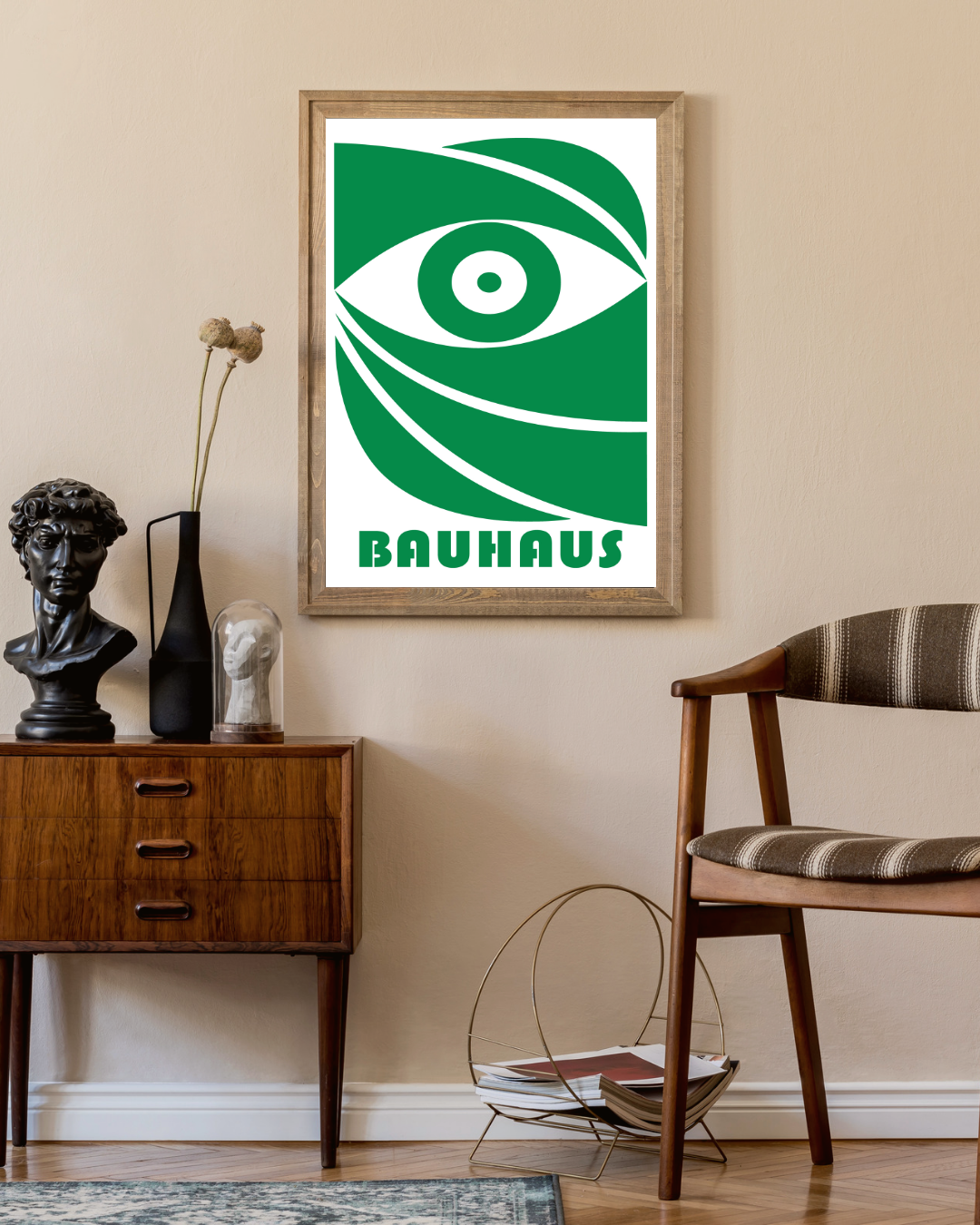 Bauhaus groen Poster