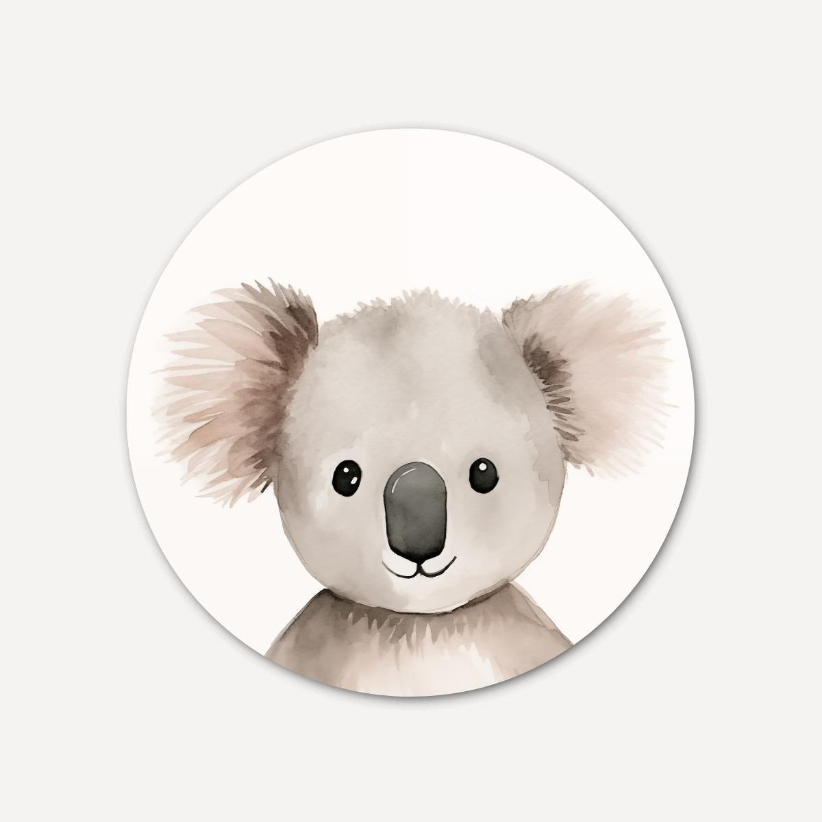 Koala vriend Muurcirkel-WallArtistic