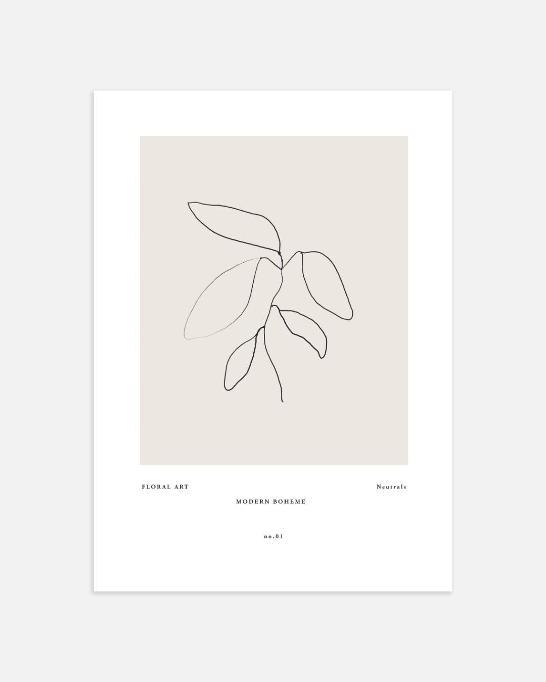 Botanische bloemen Poster