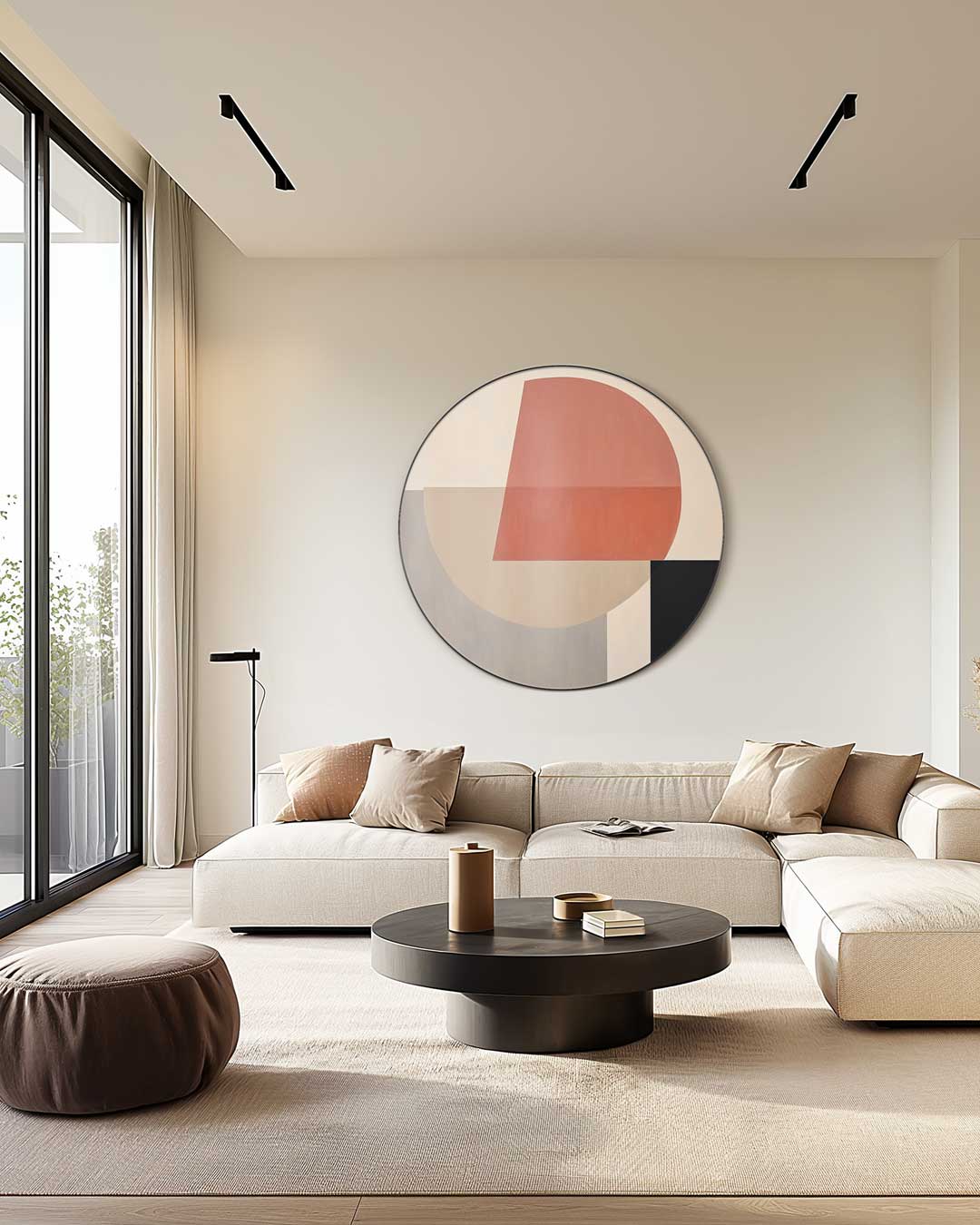 Moderne Abstracte Muurcirkel