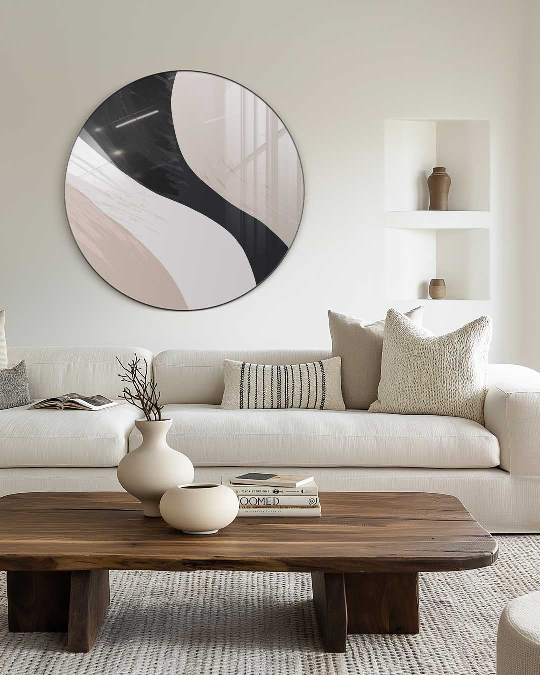 Moderne Abstracte Muurcirkel