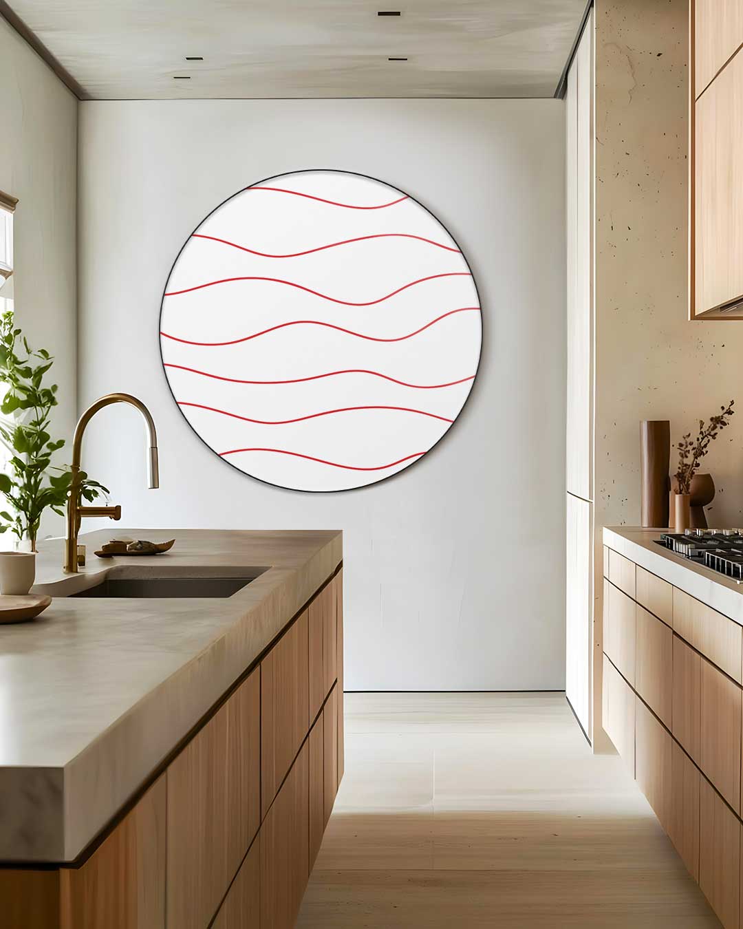 Moderne Scandinavische Muurcirkel
