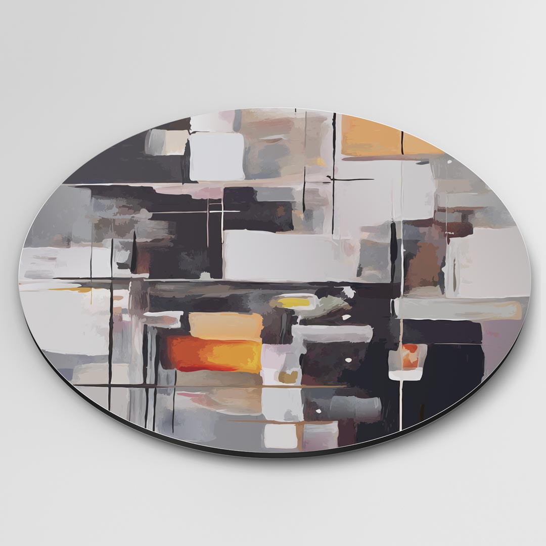 Abstracte Kunst Muurcirkel