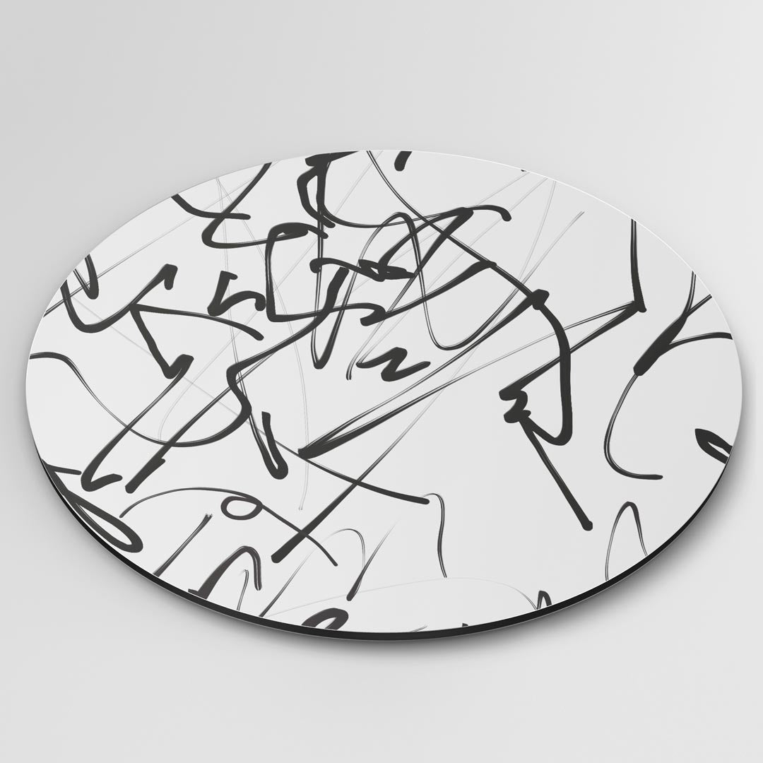 Abstract Artistieke Muurcirkel