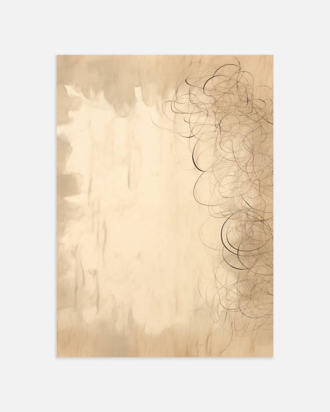 Abstracte lijnen Poster