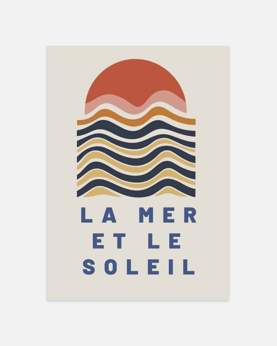 La Mer et le Soleil Poster