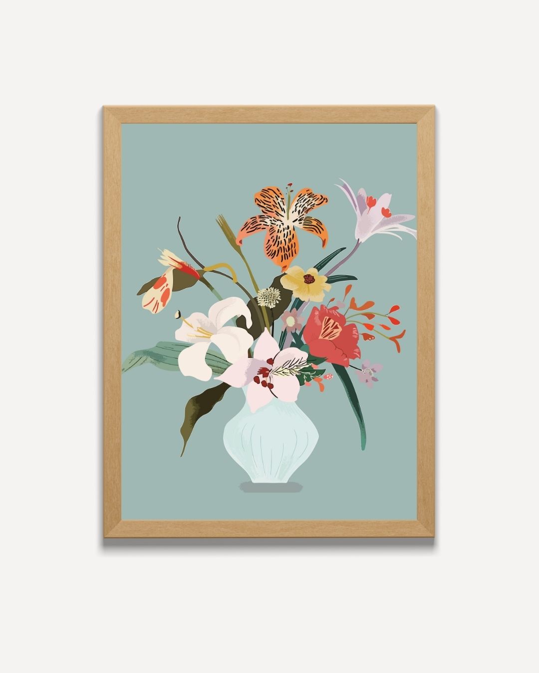 Botanical Flower Vase