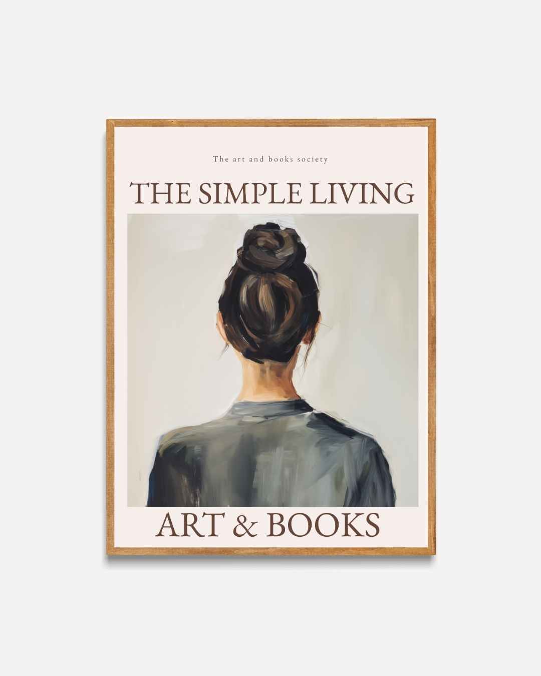 Eenvoudig Leven Kunst En Boeken Poster eenvoudig-leven-kunst-en-boeken-poster