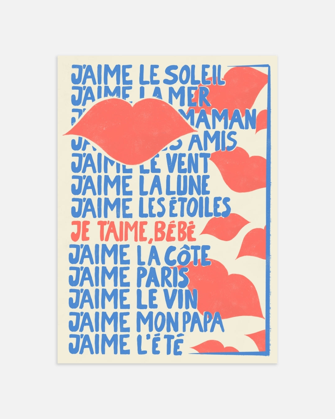 J'aime Poster