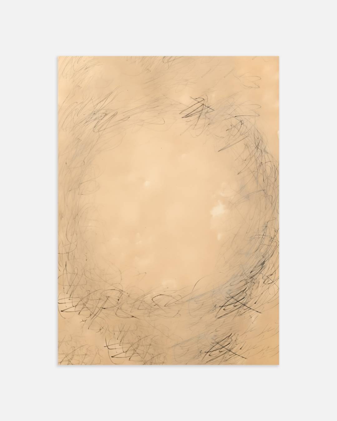 Cirkel van Lijnen Poster