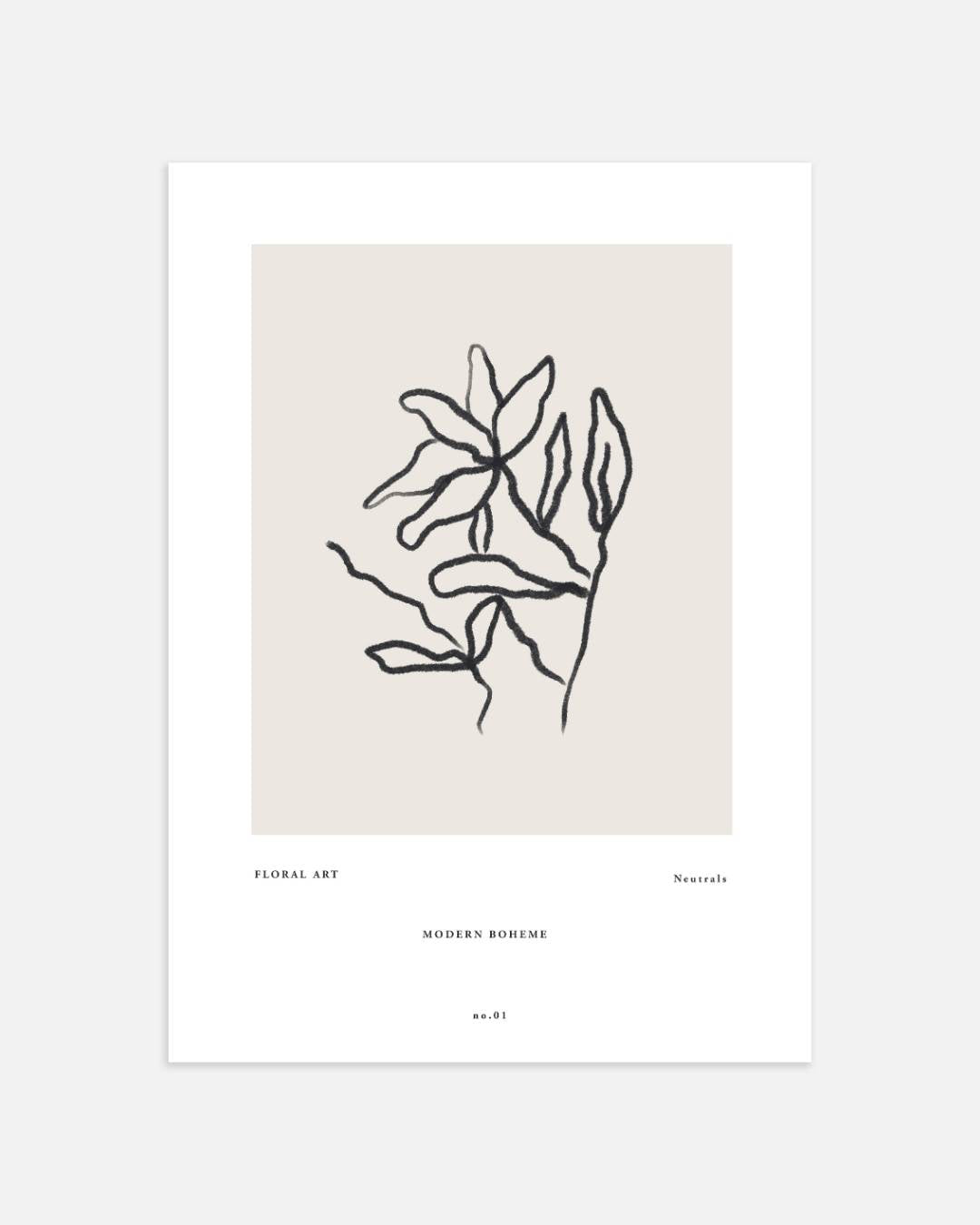 Bloeiende elegantie Poster