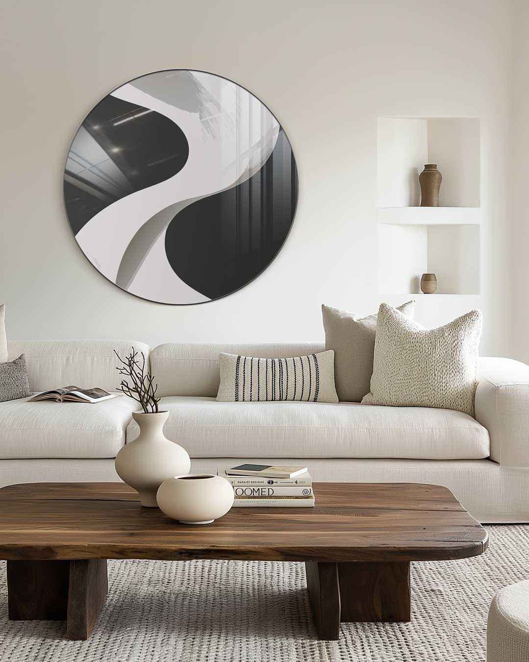 Stijlvolle Abstracte Wanddecoratie Muurcirkel